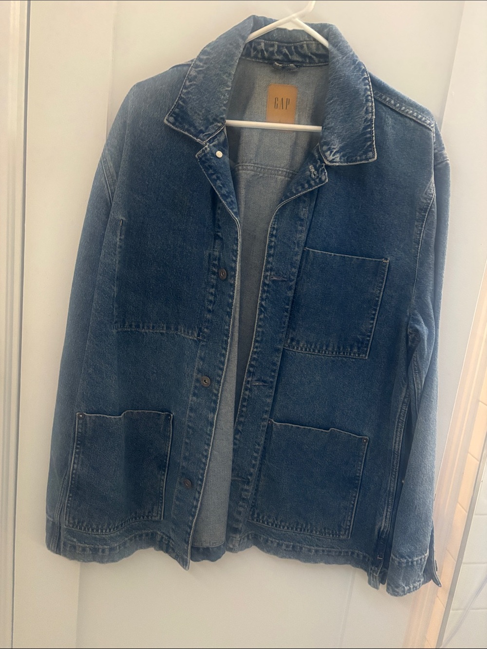 GAP Men's Dark Blue Denim Shirt Jacket